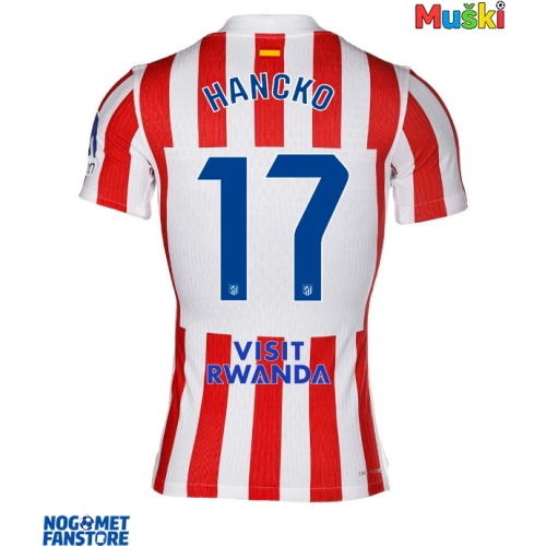 Atletico Madrid David Hancko #17 Domaci Dres 2025-26 Kratak Rukav